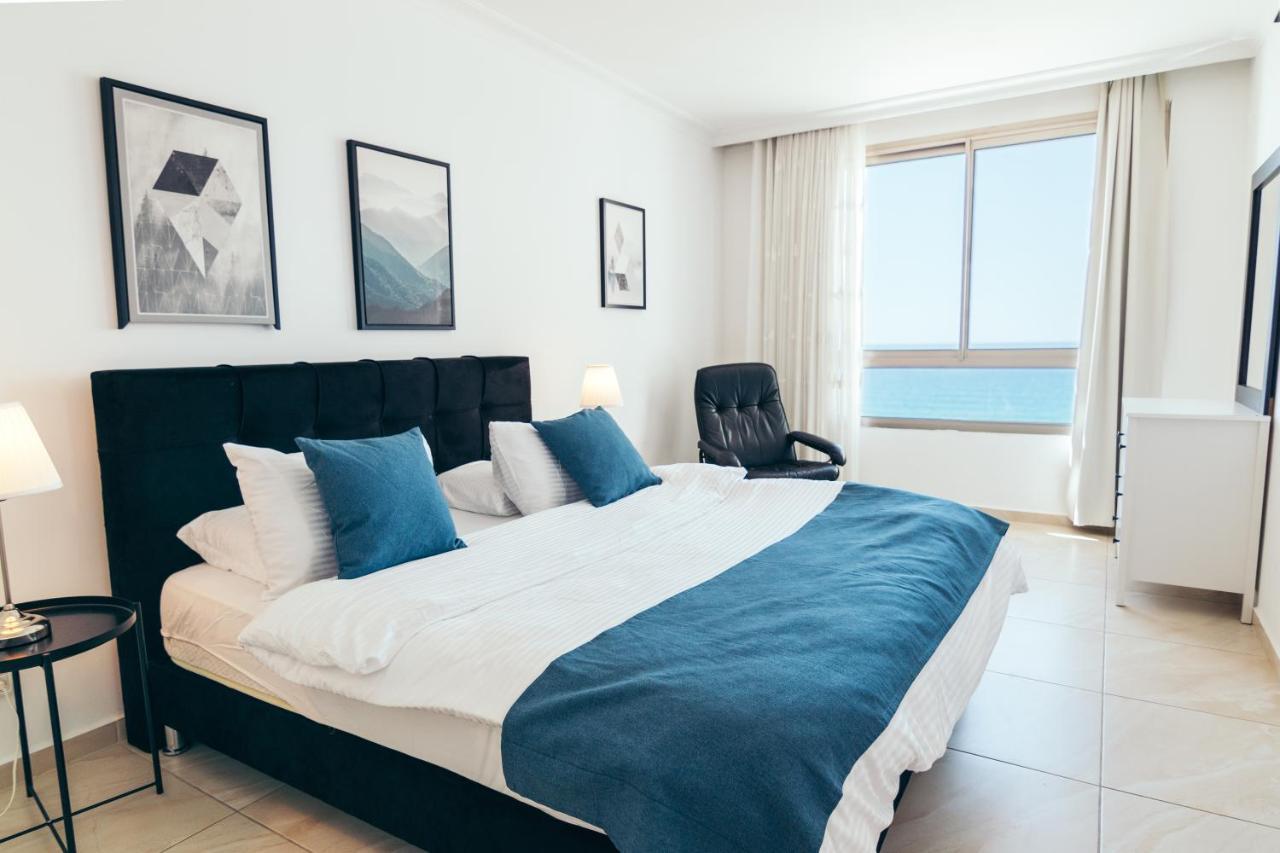 Almog Beach Apartments מגדלי חוף הכרמל חיפה Exteriér fotografie