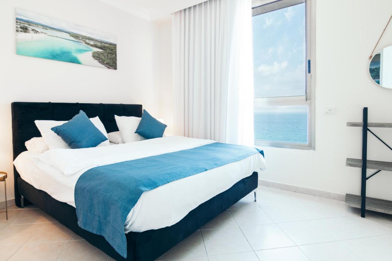 Almog Beach Apartments מגדלי חוף הכרמל חיפה Exteriér fotografie