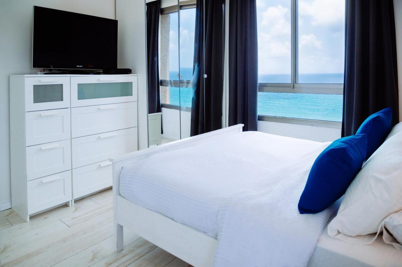 Almog Beach Apartments מגדלי חוף הכרמל חיפה Exteriér fotografie