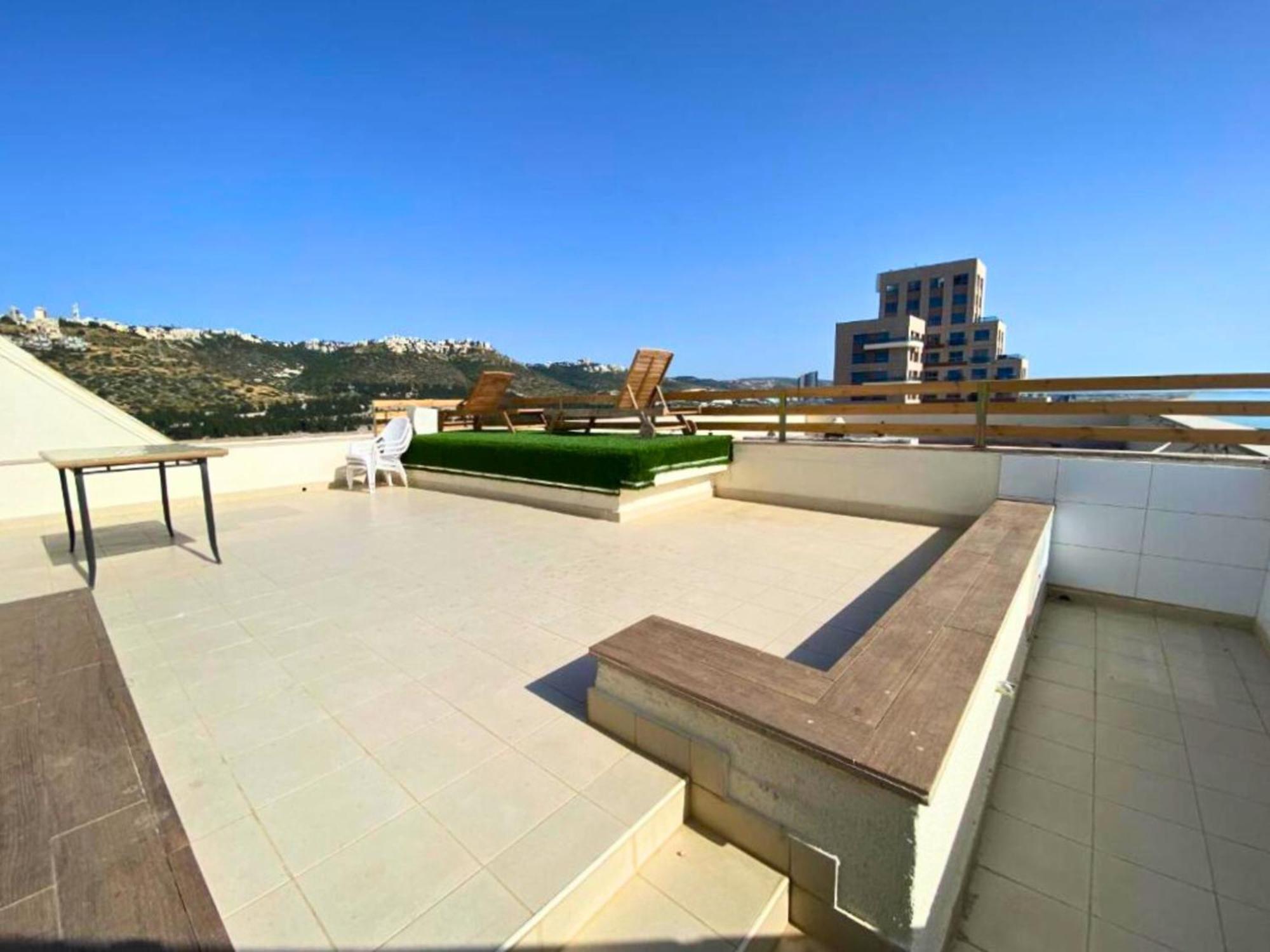 Almog Beach Apartments מגדלי חוף הכרמל חיפה Exteriér fotografie